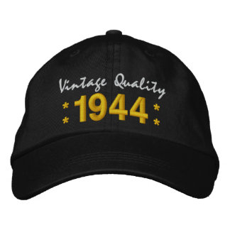 Gorra Bordada Nacido en 1944 o en cualquier año 70 cumpleaños V0