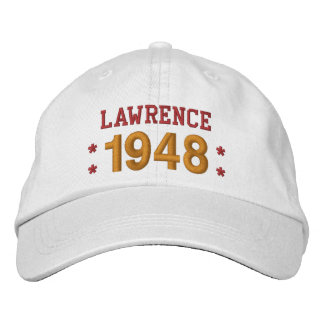 Gorra Bordada Nacido en 1948 o cualquier año 70 cumpleaños V09C