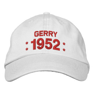 Gorra Bordada Nacido en 1952 o cualquier año 65 cumpleaños W03C 
