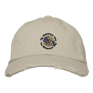 Gorra Bordada Nación de Weimaraner: La vía de Weimaraner