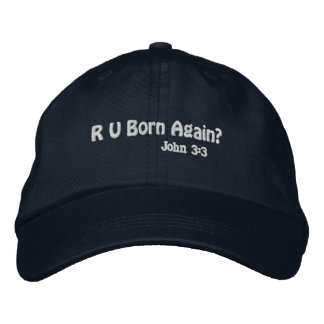 Gorra Bordada ¿Naciste de nuevo? 