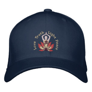 Gorra Bordada Namaste Lotus Om Yoga Pose Embrodado