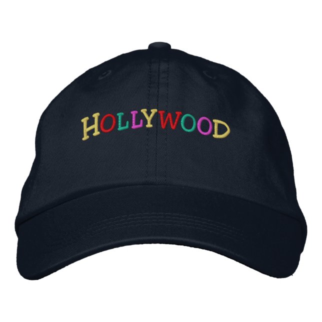 Gorra Bordada Namedrop Nation_Hollywood multicolor (Anverso)