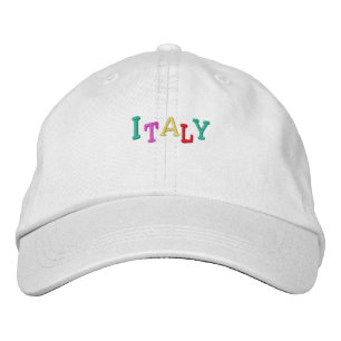 Gorra Bordada Namedrop Nation_Italy multicolor