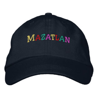 Gorra Bordada Namedrop Nation_Mazatlan multicolor
