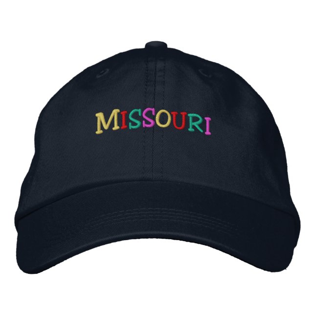 Gorra Bordada Namedrop Nation_Missouri multicolor (Anverso)