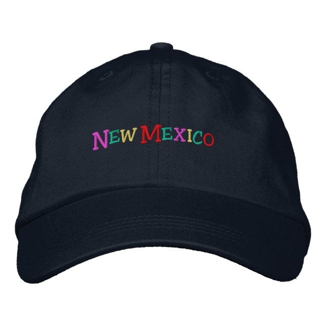 Gorra Bordada namedrop Nation_New Mexico multicolor (Anverso)