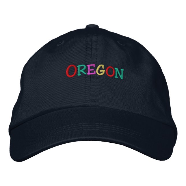 Gorra Bordada Namedrop Nation_Oregon multicolor (Anverso)