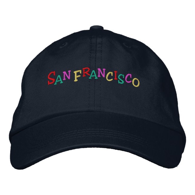 Gorra Bordada Namedrop Nation_San Francisco multicolor (Anverso)