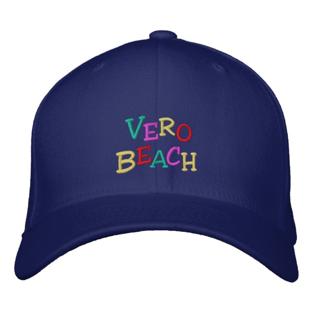 Gorra Bordada Namedrop Nation_Vero Beach multicolor (Anverso)