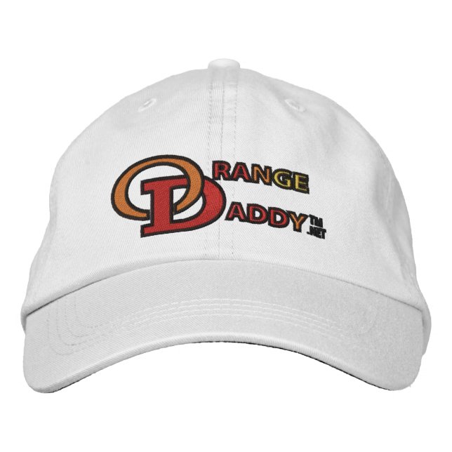 Gorra Bordada Naranja Daddy (Anverso)