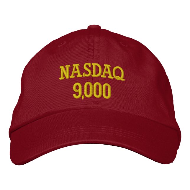 Gorra Bordada NASDAQ 9000 puntos (Anverso)