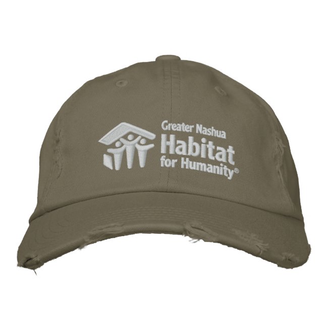 Gorra Bordada Nashua Habitat Embroed Béisbol Cap (Anverso)