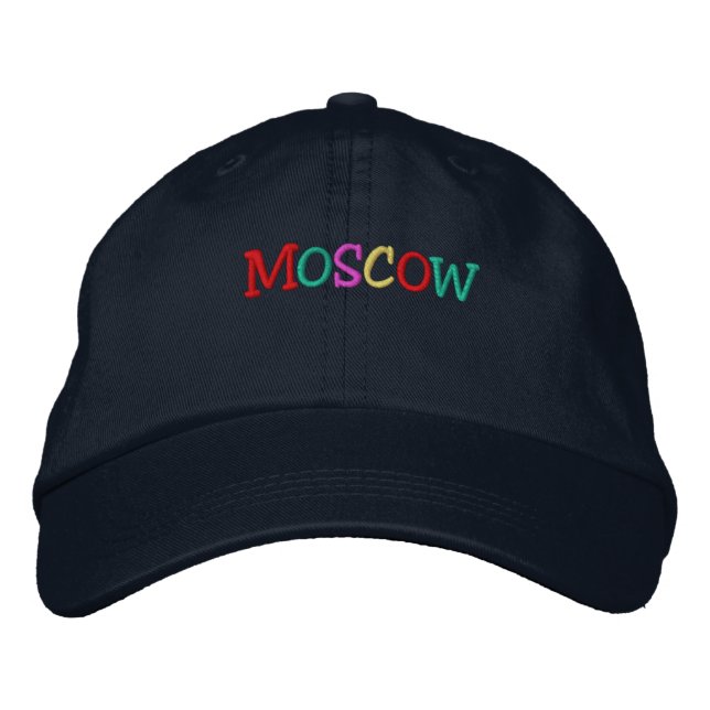 Gorra Bordada Nation_Moscow multicolor (Anverso)