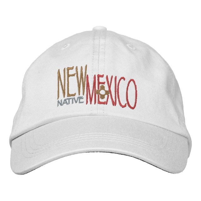 Gorra Bordada Nativo de Nuevo México (Anverso)