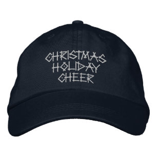 Gorra Bordada Navidades de vacaciones saludan a la perfección Go