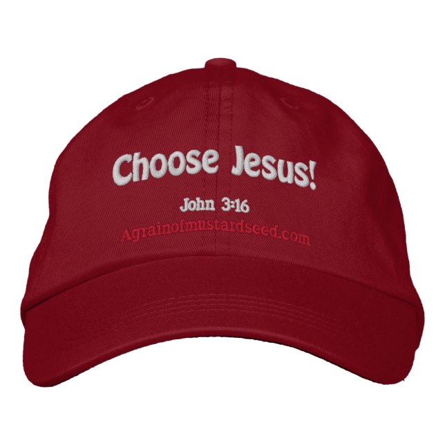 Gorra Bordada Navidades Jesús (Anverso)