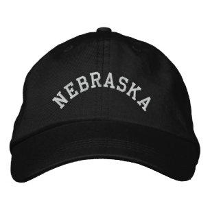 Gorra Bordada Nebraska State Embroidered