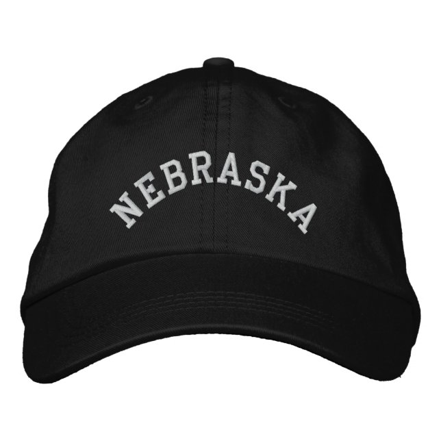 Gorra Bordada Nebraska State Embroidered (Anverso)