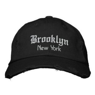 Gorra Bordada negrita de brooklyn