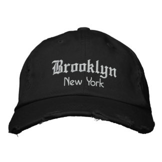 Gorra Bordada negrita de brooklyn