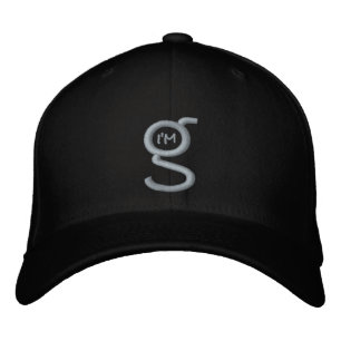 Gorra Bordada Negro Flex Fit Cap w Black I'm G Logo