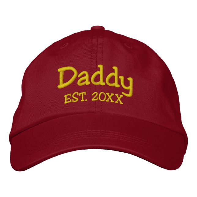 Gorra Bordada Negro personalizado de papá establecido (Anverso)