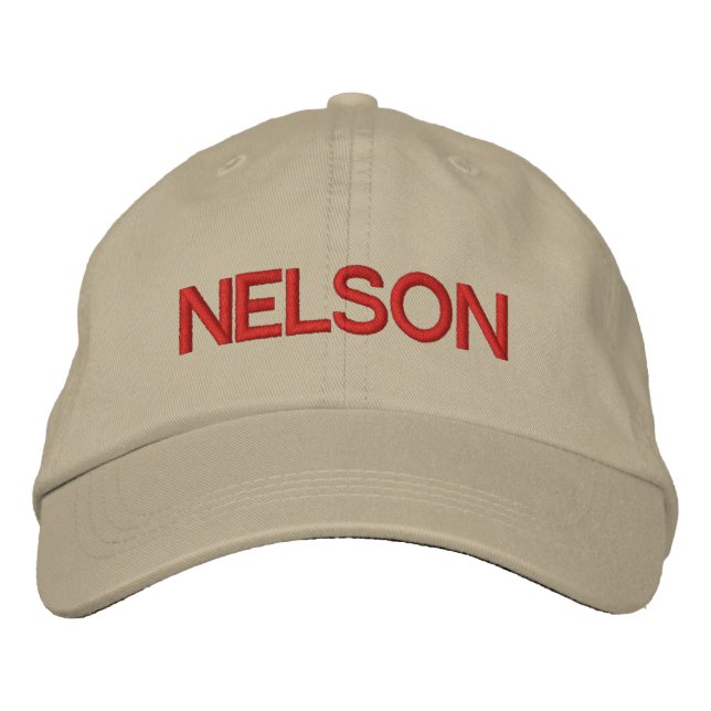 Gorra Bordada Nelson Cap (Anverso)