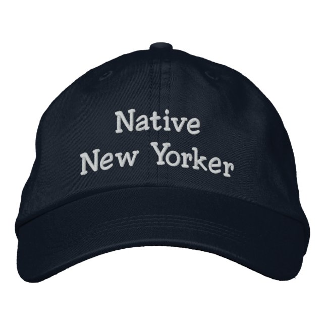 Gorra Bordada Neoyorquino nativo (Anverso)