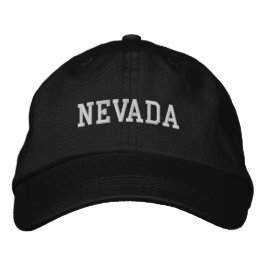 Gorra Bordada Nevada Embrosed Adjustable Cap Black