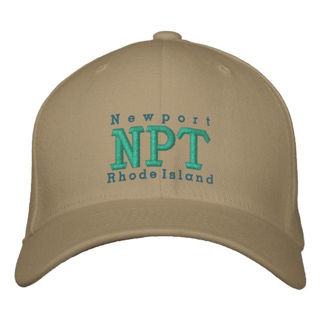 Gorra Bordada Newport, RI "NPT" (Anverso)