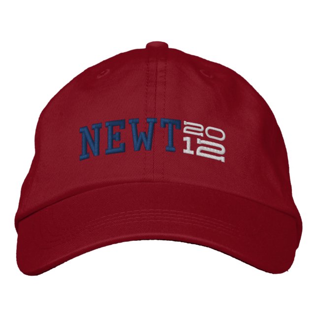 Gorra Bordada Newt Gingrich Veintidós 2012 (Anverso)