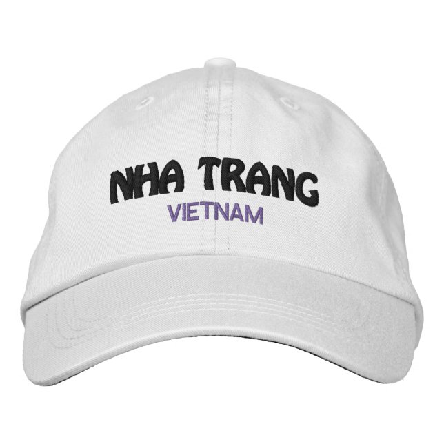 Gorra Bordada Nha Trang, Vietnam (Anverso)
