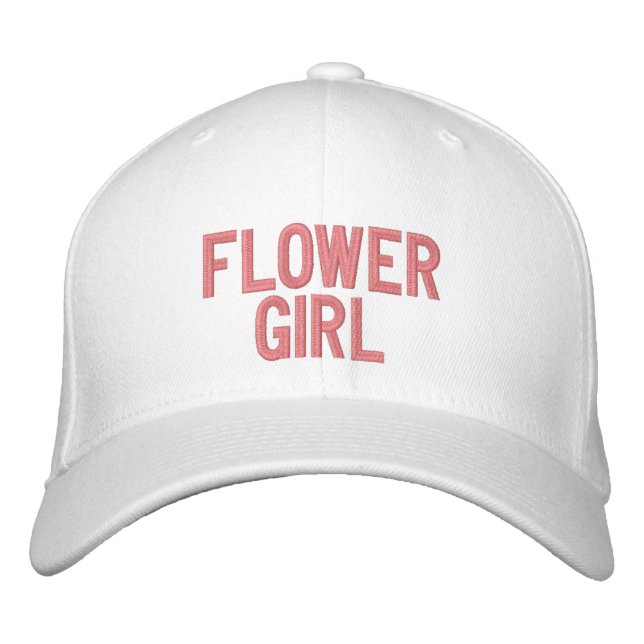 Gorra Bordada Niña Flor (Anverso)