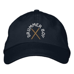Gorra Bordada Niño Batería - GORRA CON BATERISTA E