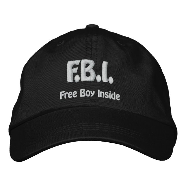 Gorra Bordada Niño libre dentro (Anverso)