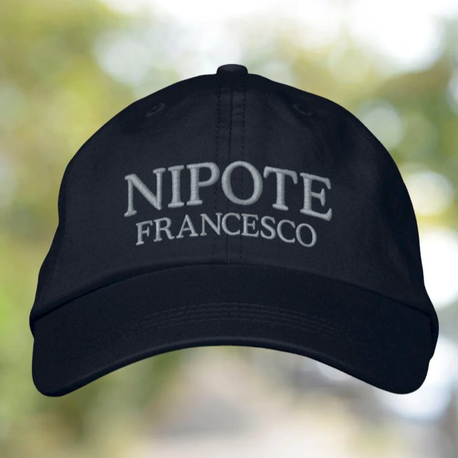 Gorra Bordada Nipote (sobrino o nieto) personalizado (Subido por el creador)