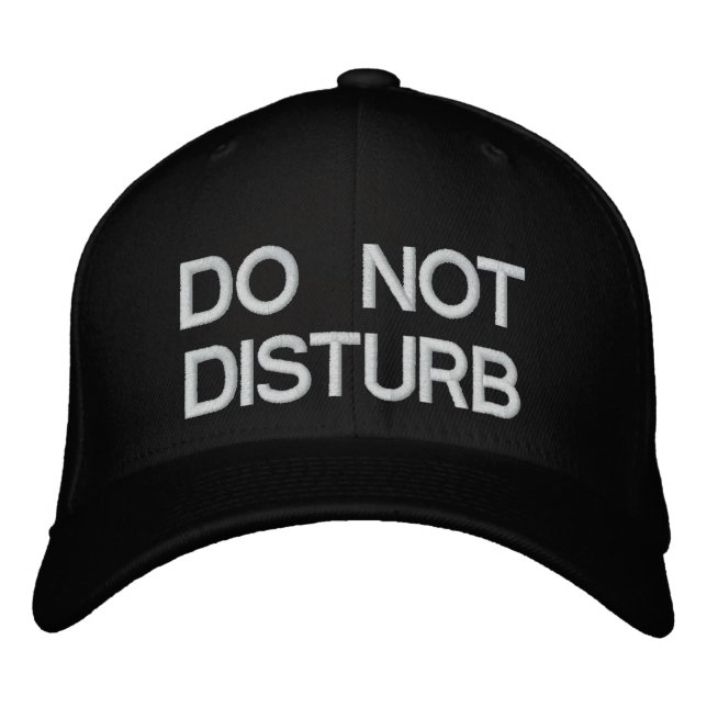 GORRA BORDADA NO DISTURBAR (Anverso)
