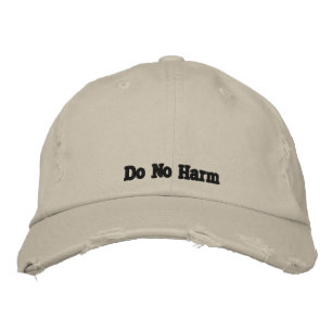 Gorra Bordada No hacer daño a la cita Cuesta Piedra Rústica