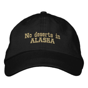 Gorra Bordada No hay desiertos en ALASKA