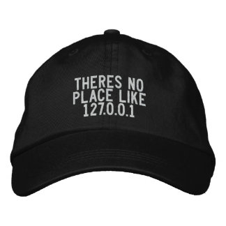 Gorra Bordada No hay lugar como 127.0.0.1