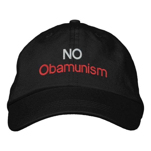 Gorra Bordada NO Obamunismo 1.0 (Anverso)