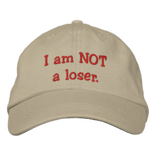Gorra Bordada NO soy un perdedor.