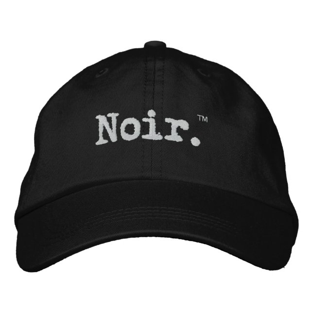 Gorra Bordada Noir oficial (Anverso)