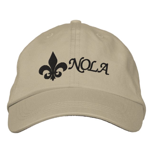Gorra Bordada NOLA Fleur De Lis (Anverso)