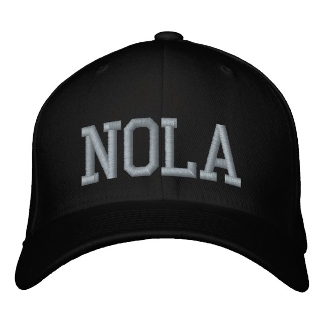Gorra Bordada NOLA Nueva Orleans (Anverso)