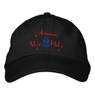 Gorra Bordada Nombre Arianna Con Significado Italiano Negro