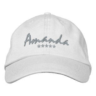 Gorra Bordada Nombre de Amanda