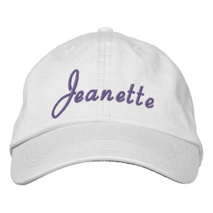 Gorra Bordada Nombre de Jeanette