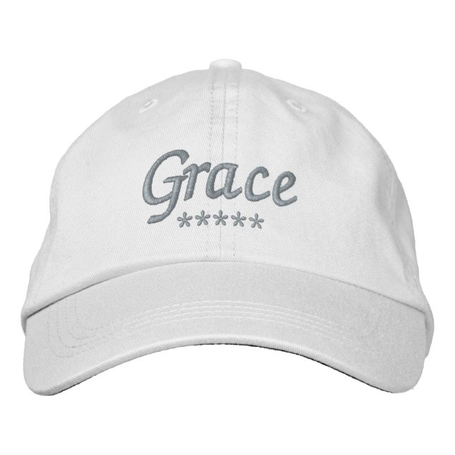 Gorra Bordada Nombre de la gracia (Anverso)